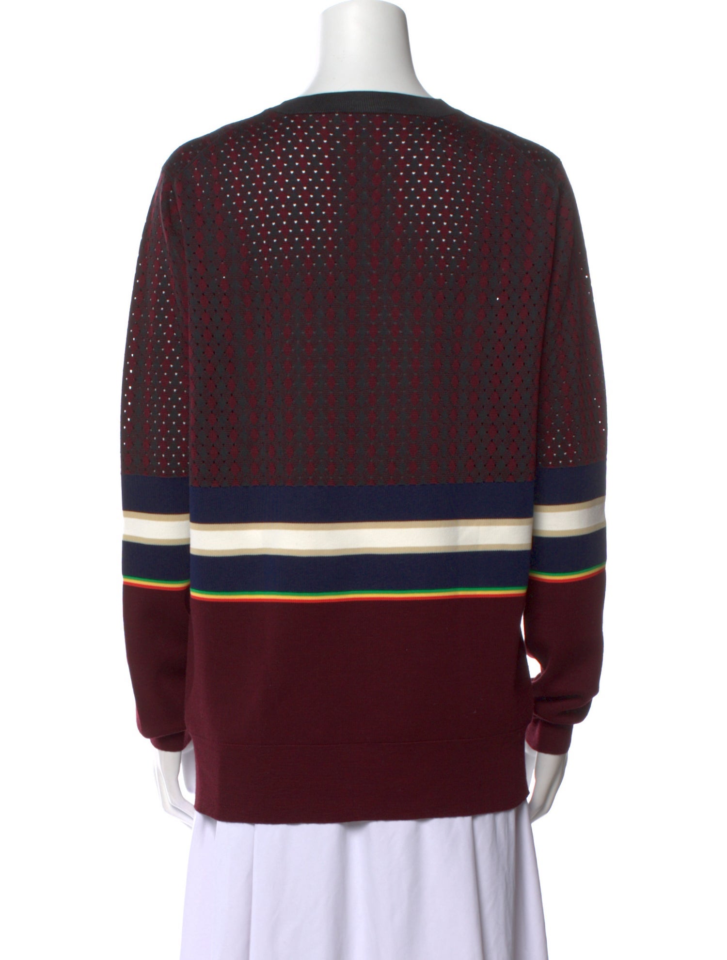 Celine Silk Striped Sweater
