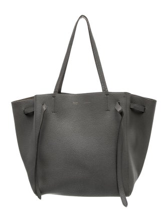 Celine Leather Cabas Phantom w/Belt Small