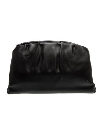 Celine Leather French Lock Clutch