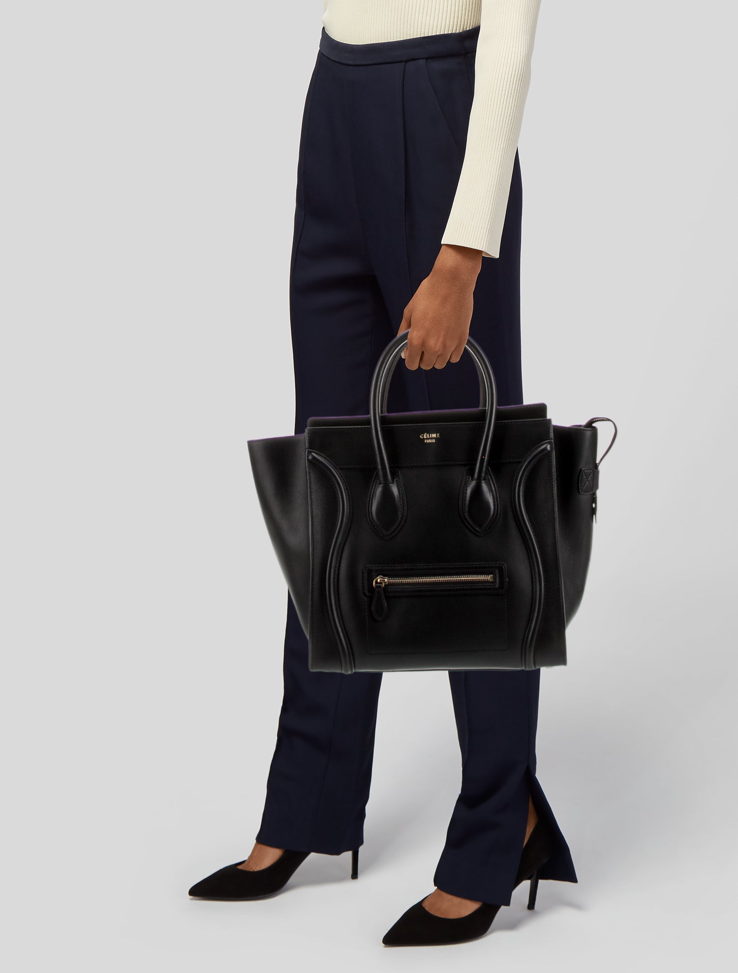 Celine Leather Luggage Mini