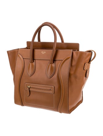 Celine Leather Luggage Mini