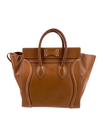 Celine Leather Luggage Mini