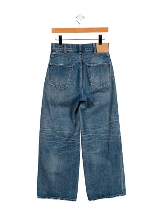Celine High-Rise Wide Leg Jeans