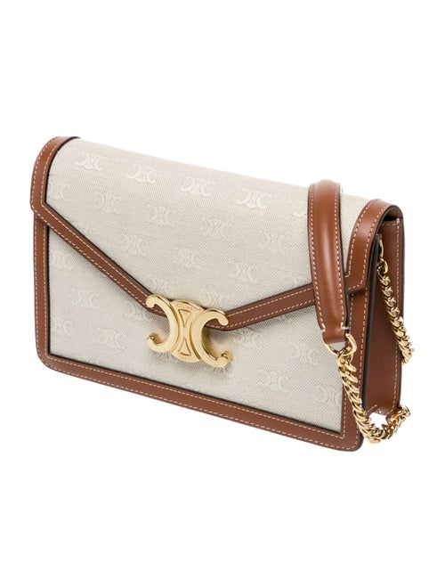 Celine Triomphe Margo Wallet on Chain