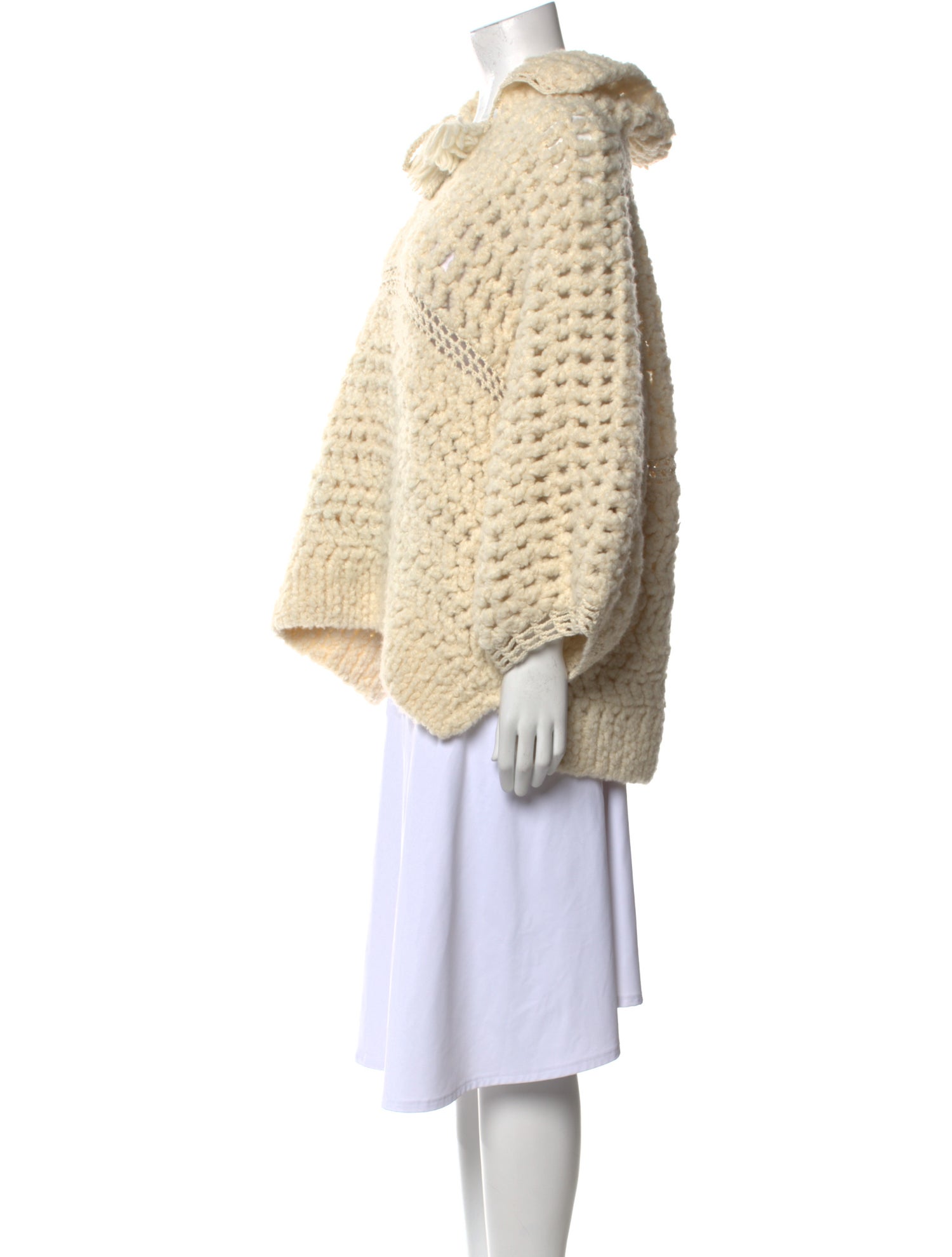 Celine Wool Cowl Neck Sweater