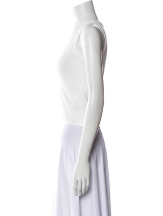 Celine Crew Neck Sleeveless Top