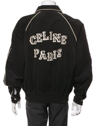 Celine Graphic Print Bomber Jacket