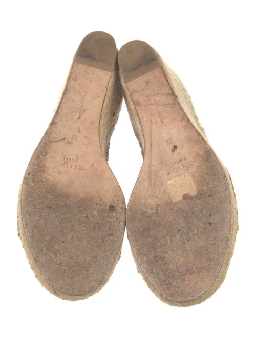 Celine Leather Espadrilles