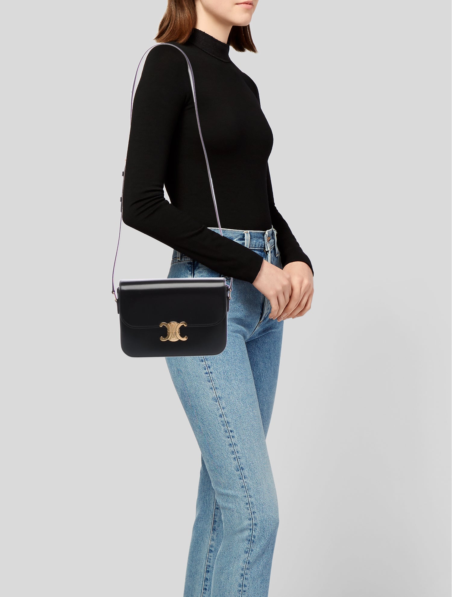 Celine Leather Triomphe Medium 2022