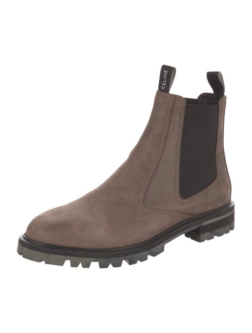 Celine 2021 Nubuck Chelsea Boots