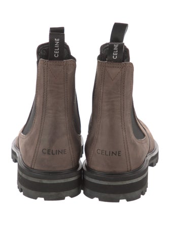 Celine 2021 Nubuck Chelsea Boots