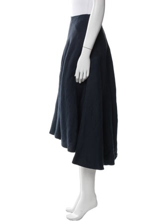 Celine Linen Midi Length Skirt