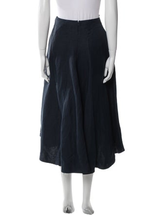Celine Linen Midi Length Skirt