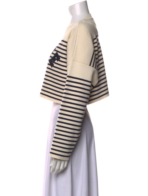 Celine Striped Bateau Neckline Sweater