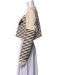Celine Striped Bateau Neckline Sweater