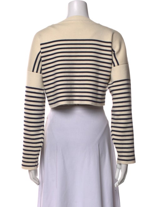 Celine Striped Bateau Neckline Sweater