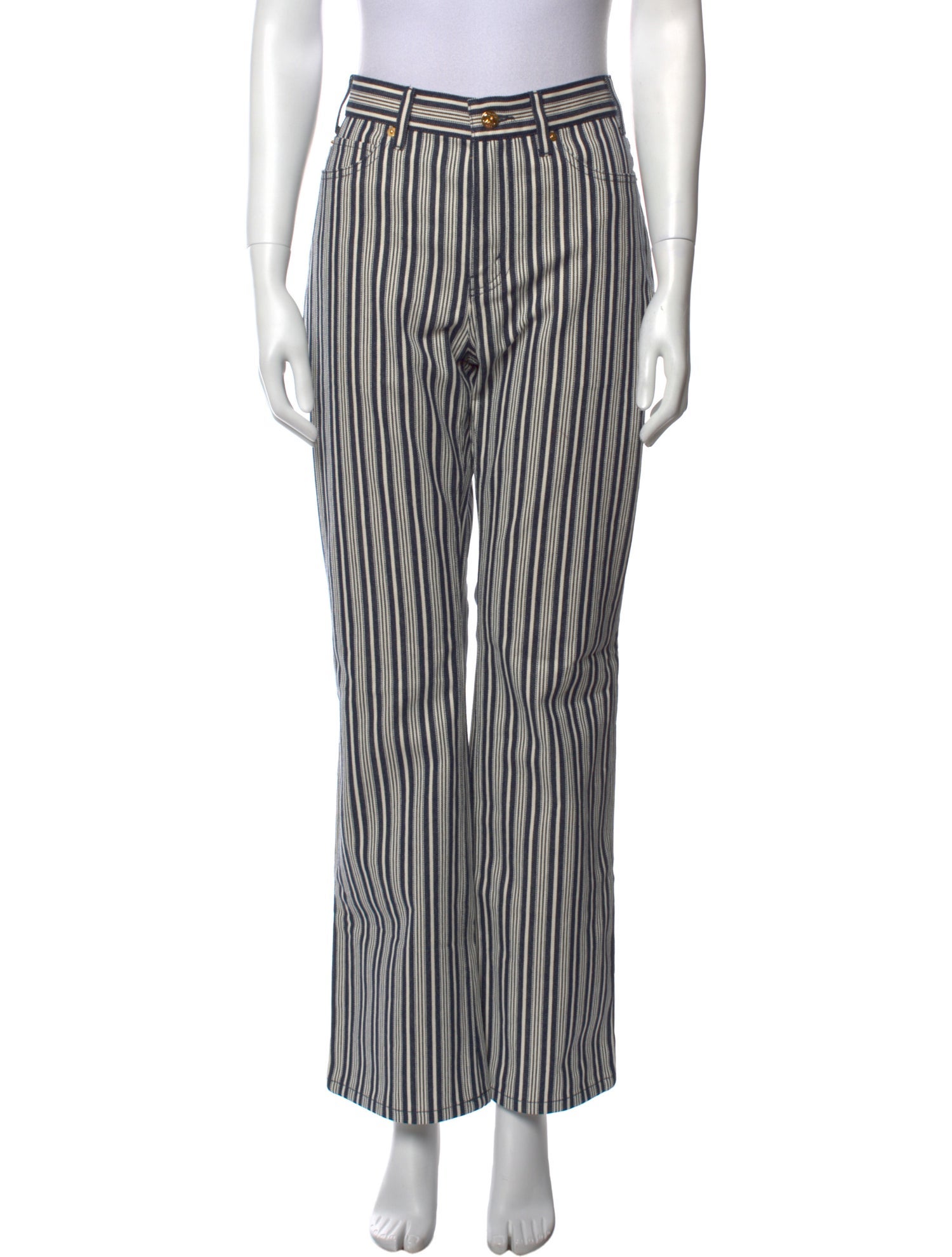 Celine High-Rise Wide Leg Jeans