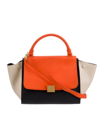 Celine Leather Trapeze Small