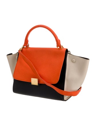 Celine Leather Trapeze Small