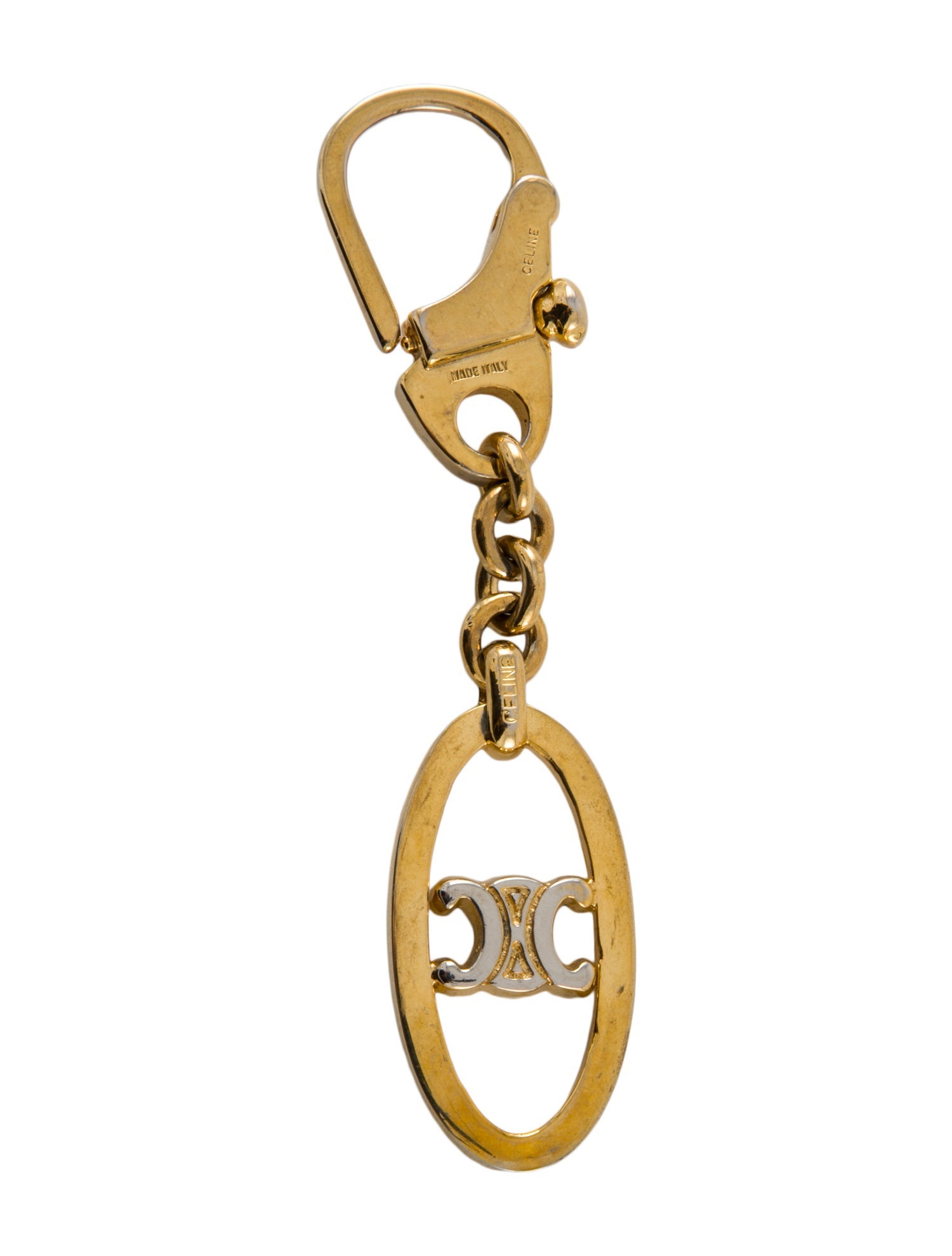 Celine Logo Keychain