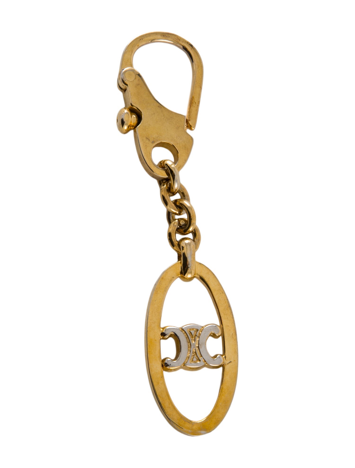 Celine Logo Keychain