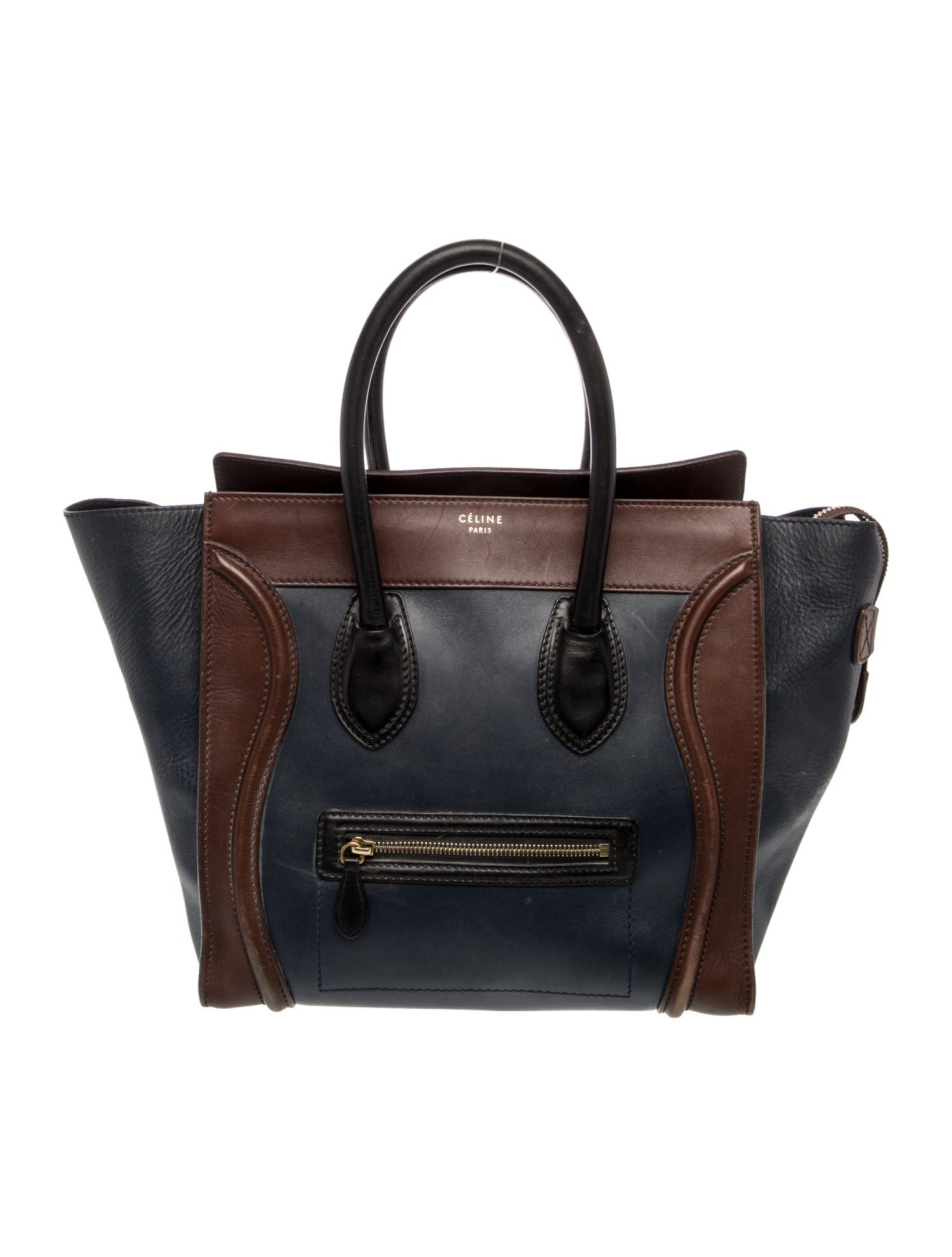Celine Leather Luggage Mini