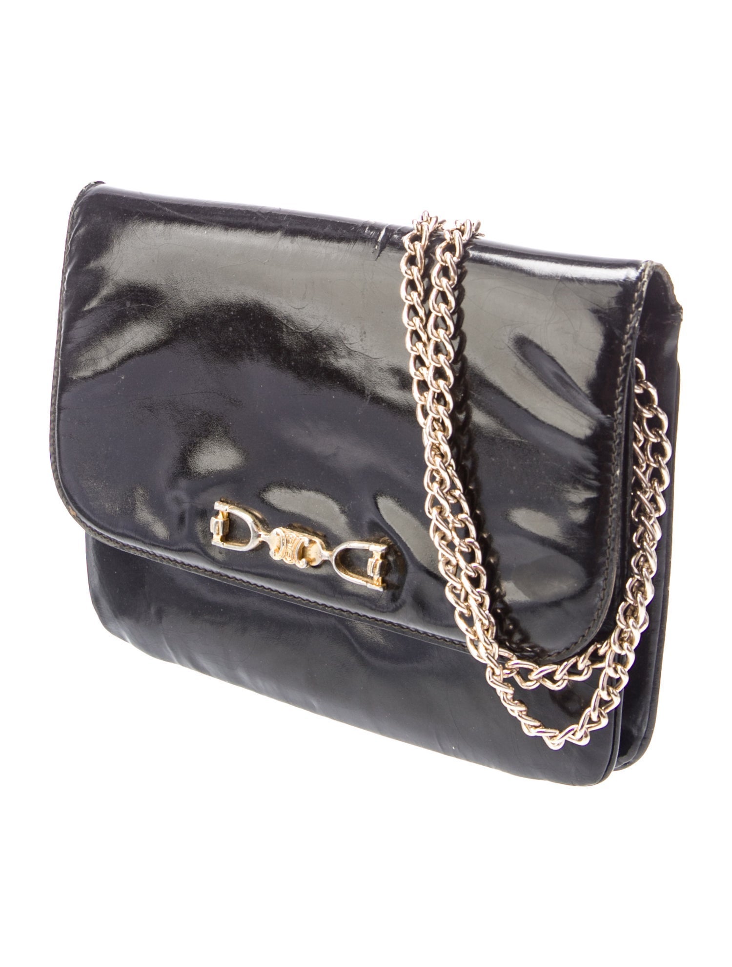 Celine Leather Shoulder Bag