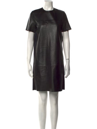 Celine Leather Mini Dress