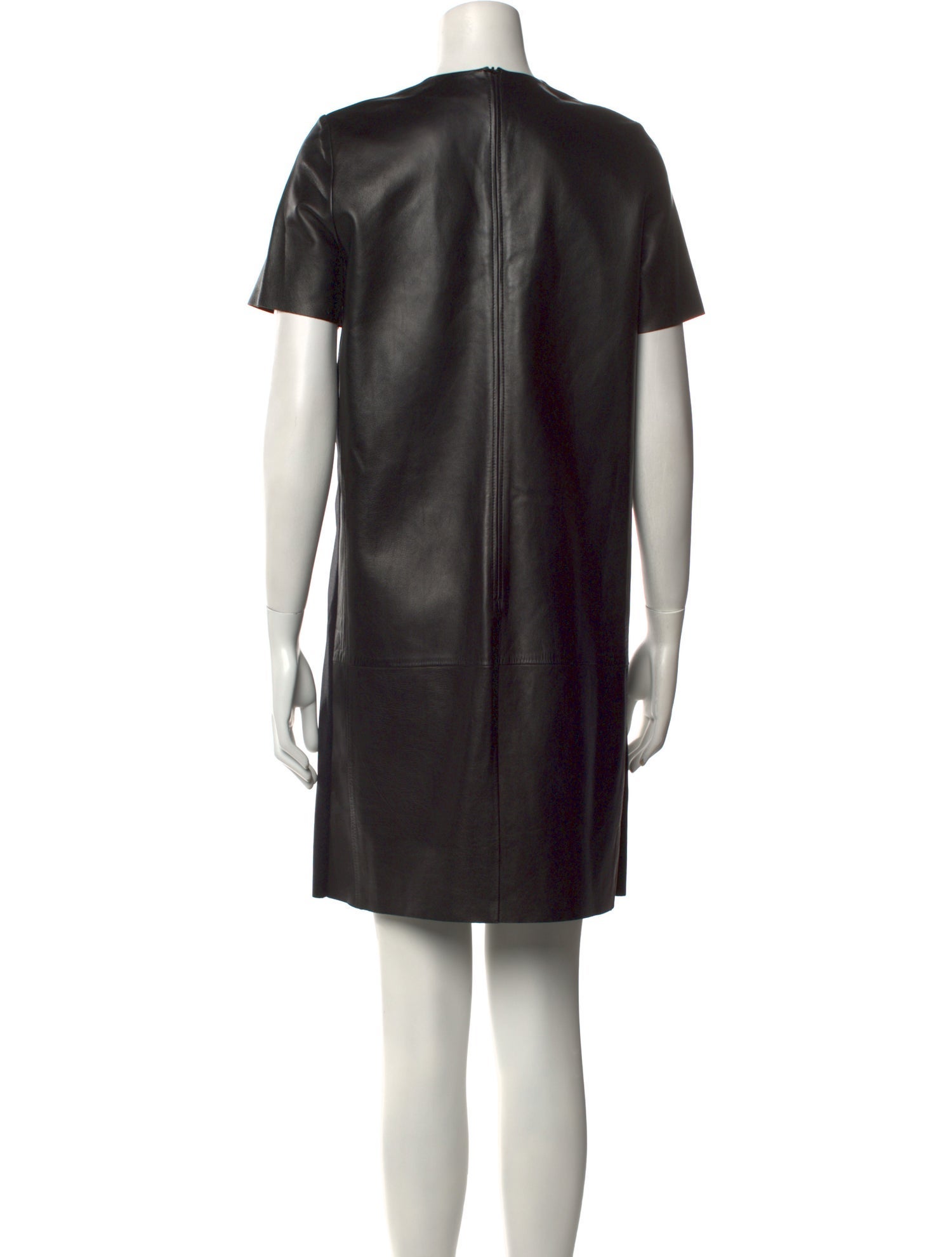 Celine Leather Mini Dress