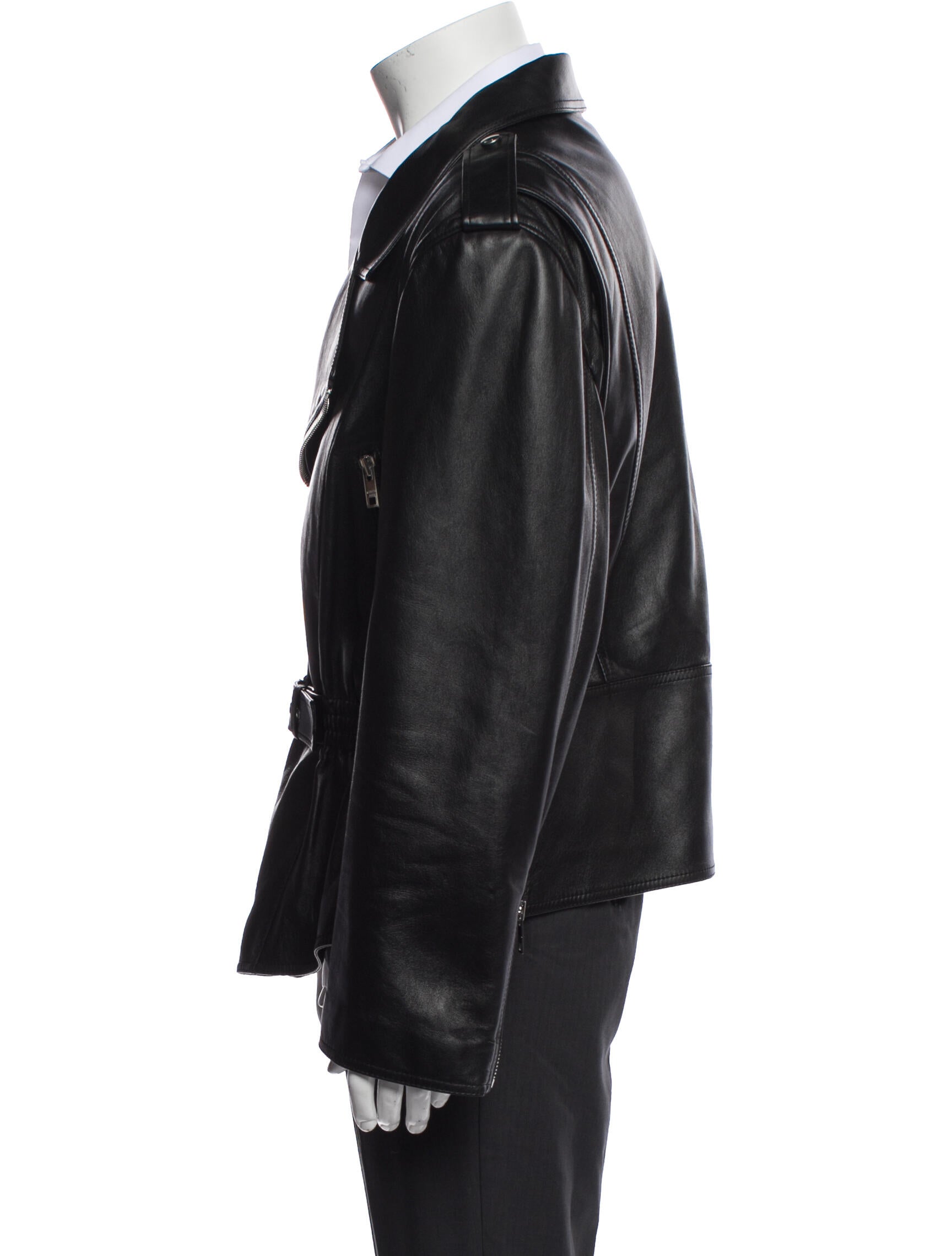 Celine Lambskin Moto Jacket