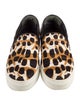 Celine Satin Animal Print Loafer Sneakers