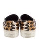 Celine Satin Animal Print Loafer Sneakers