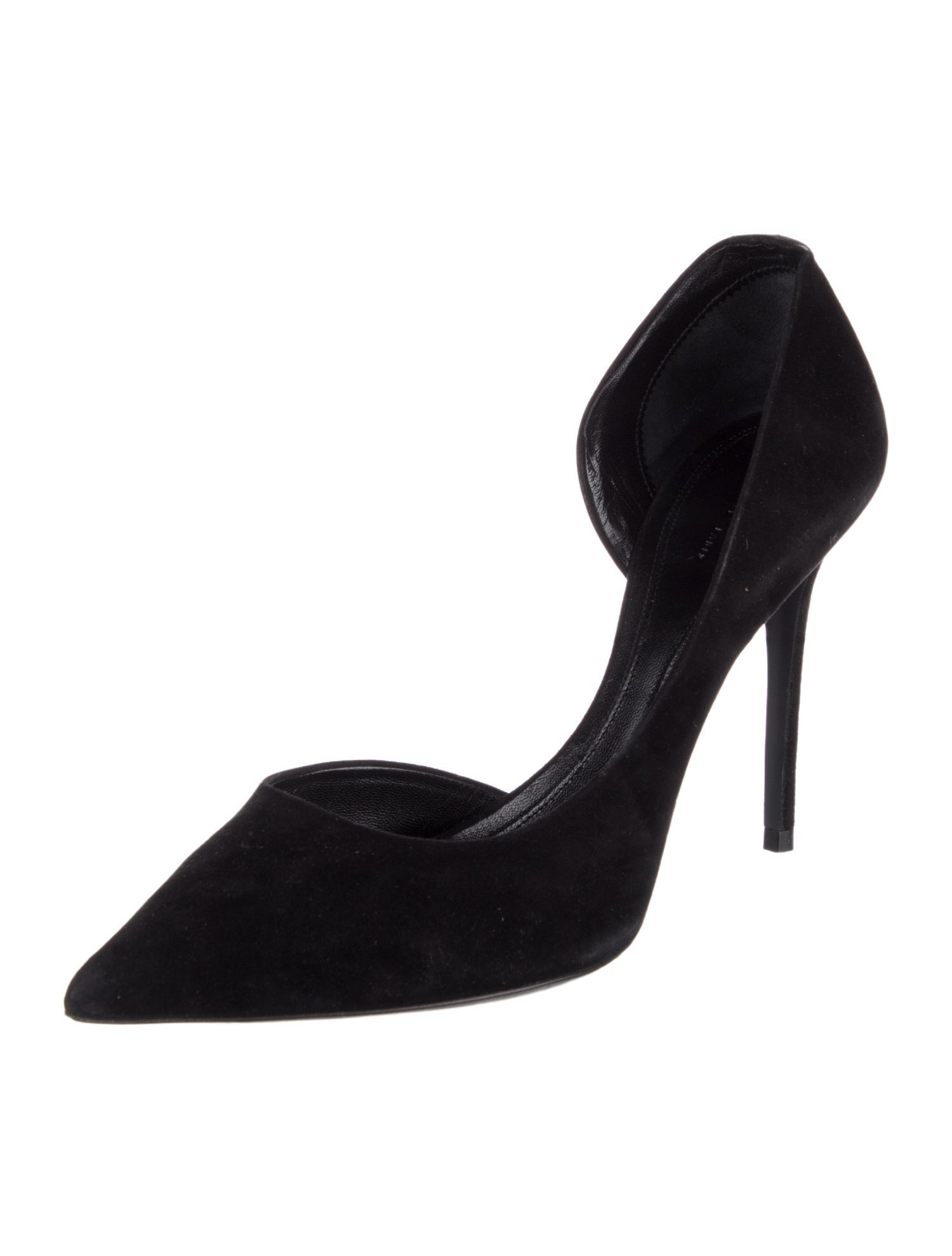 Celine Suede D'Orsay Pumps