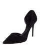 Celine Suede D'Orsay Pumps