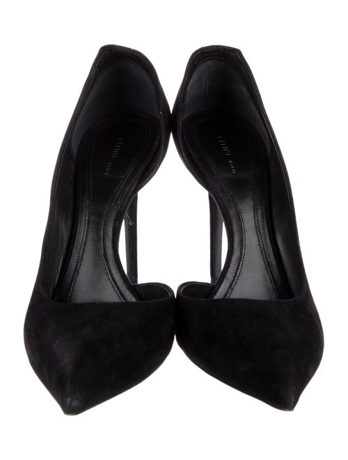Celine Suede D'Orsay Pumps