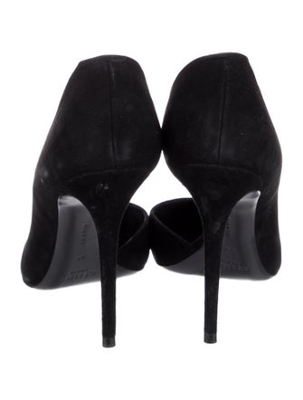 Celine Suede D'Orsay Pumps