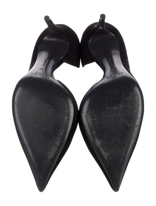 Celine Suede D'Orsay Pumps