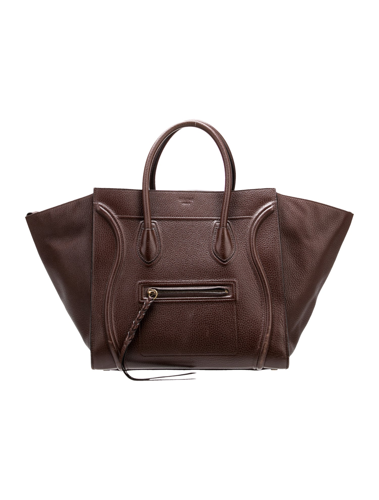 Celine Leather Luggage Phantom Medium