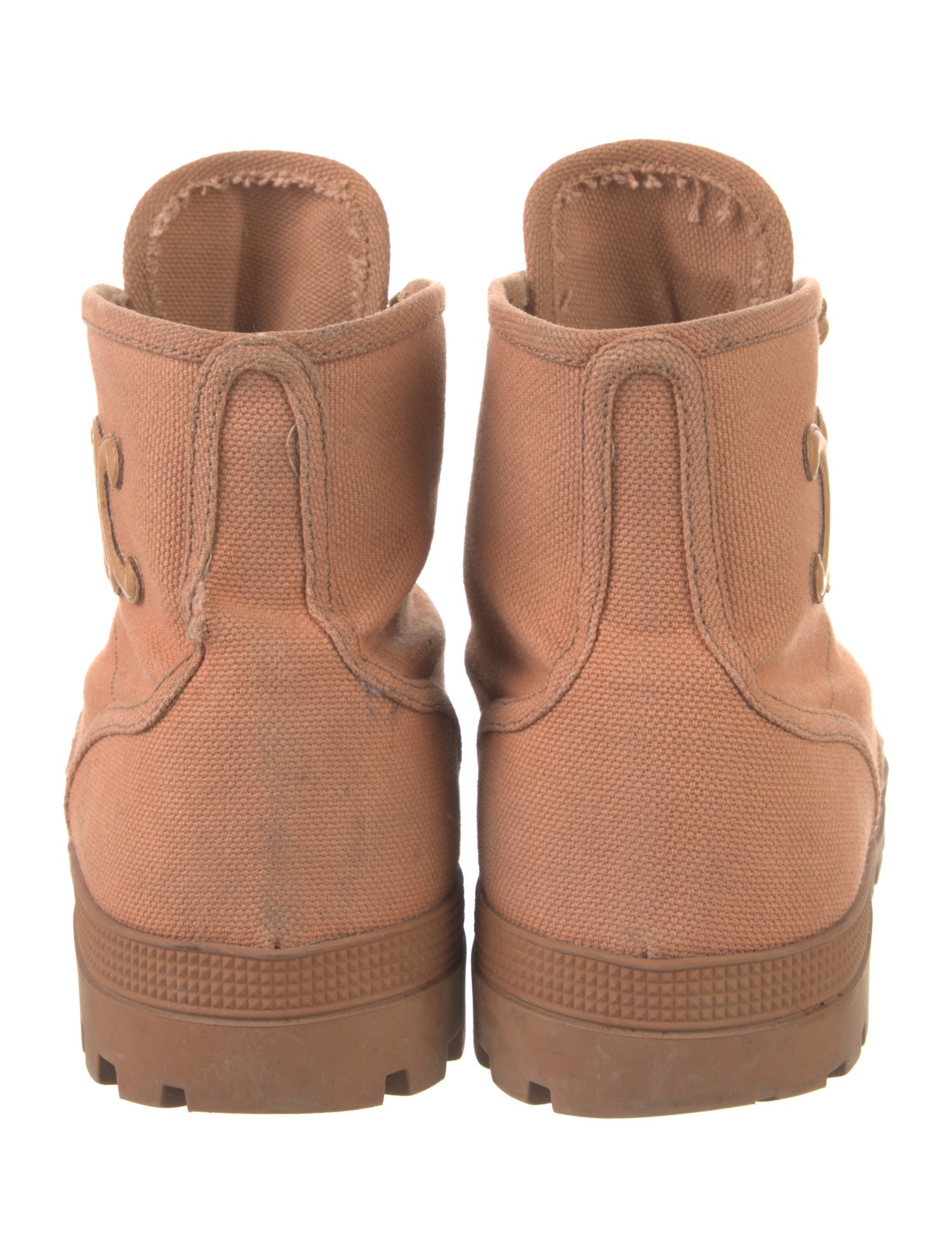 Celine Canvas Hiking Boots