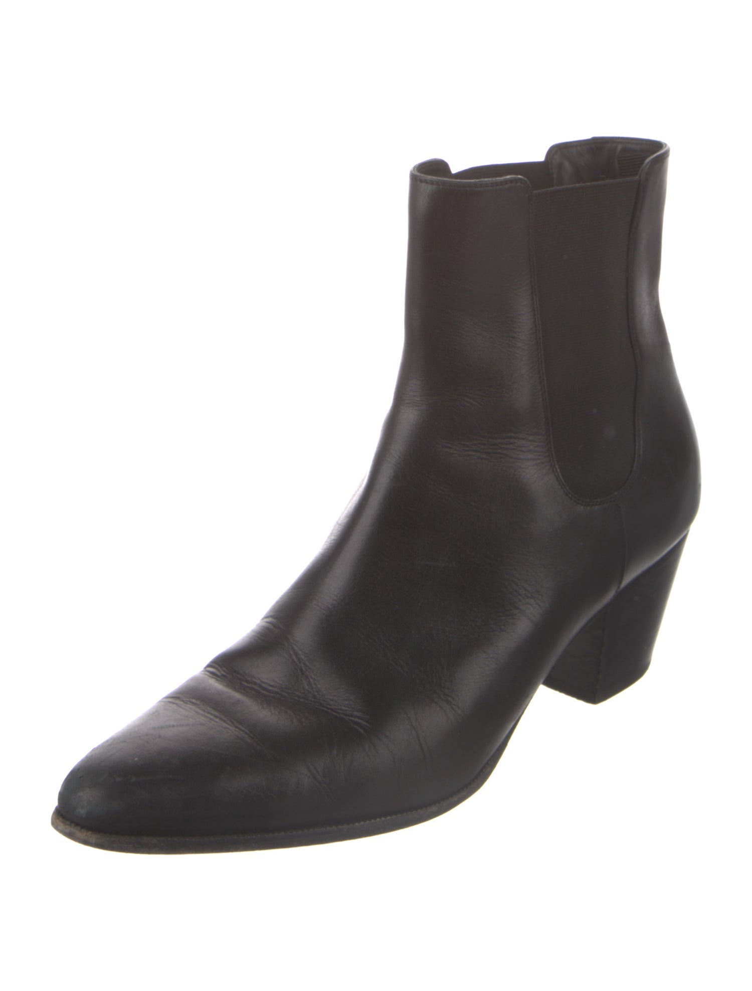 Celine Leather Chelsea Boots
