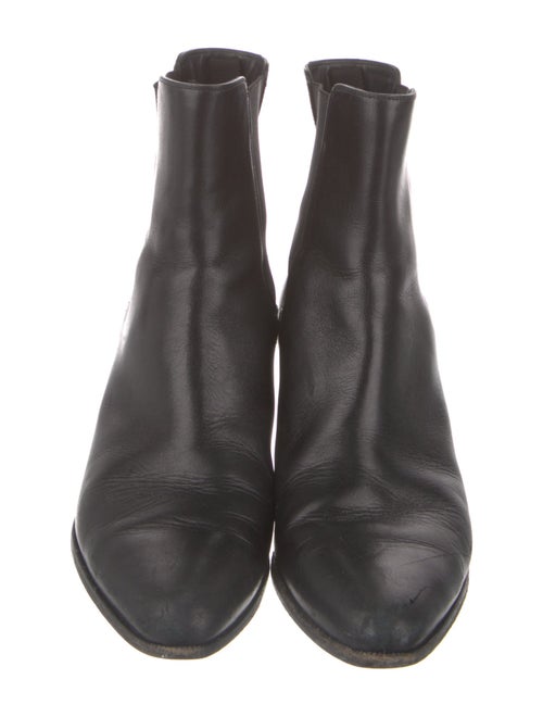 Celine Leather Chelsea Boots