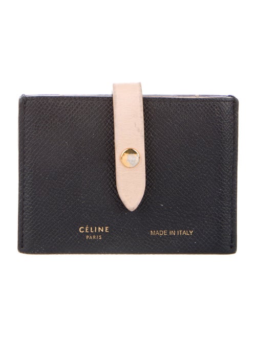 Celine Strap Compact Wallet Leather Wallet