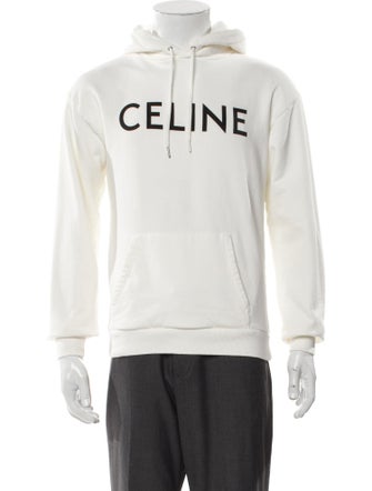 Celine Graphic Print Crew Neck Hoodie