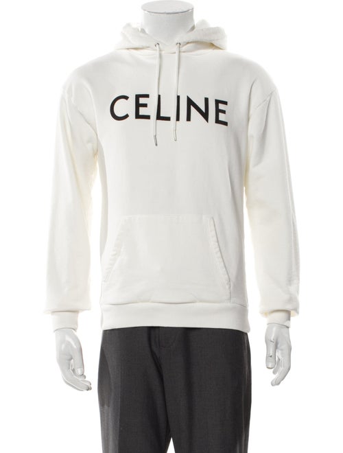Celine Graphic Print Crew Neck Hoodie