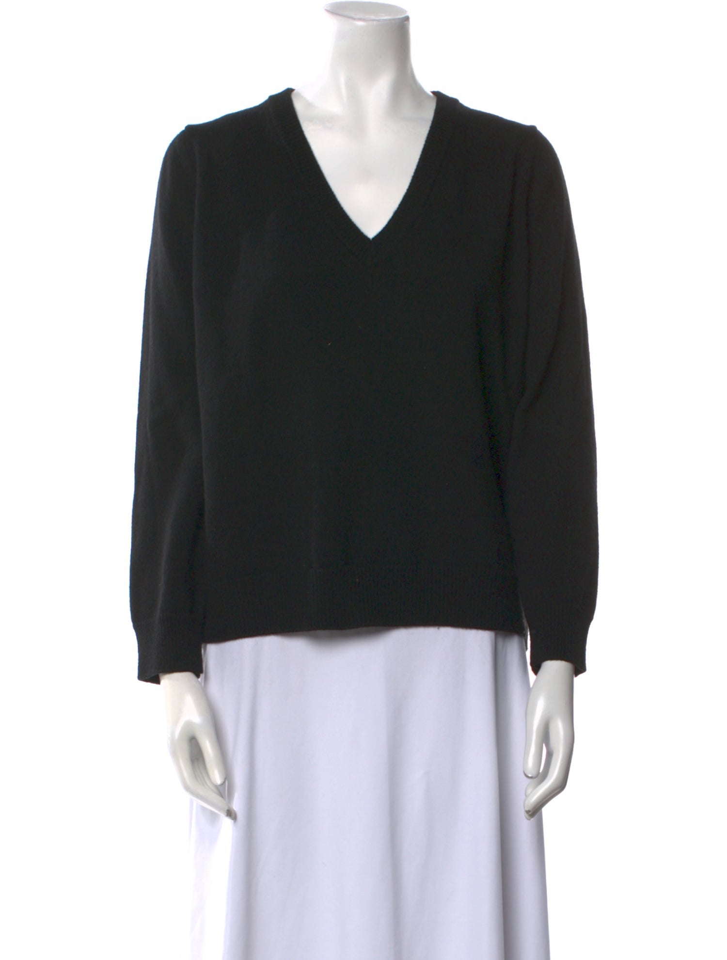 Celine V-neck Pullover Cashmere Sweater