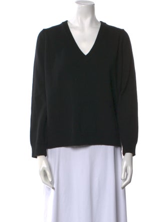 Celine V-neck Pullover Cashmere Sweater