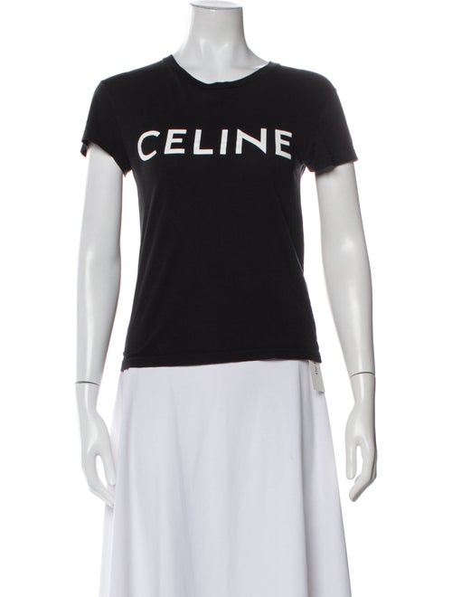 Celine Graphic Print Crew Neck T-Shirt