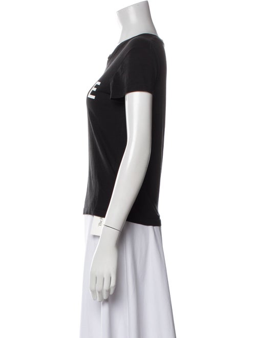 Celine Graphic Print Crew Neck T-Shirt