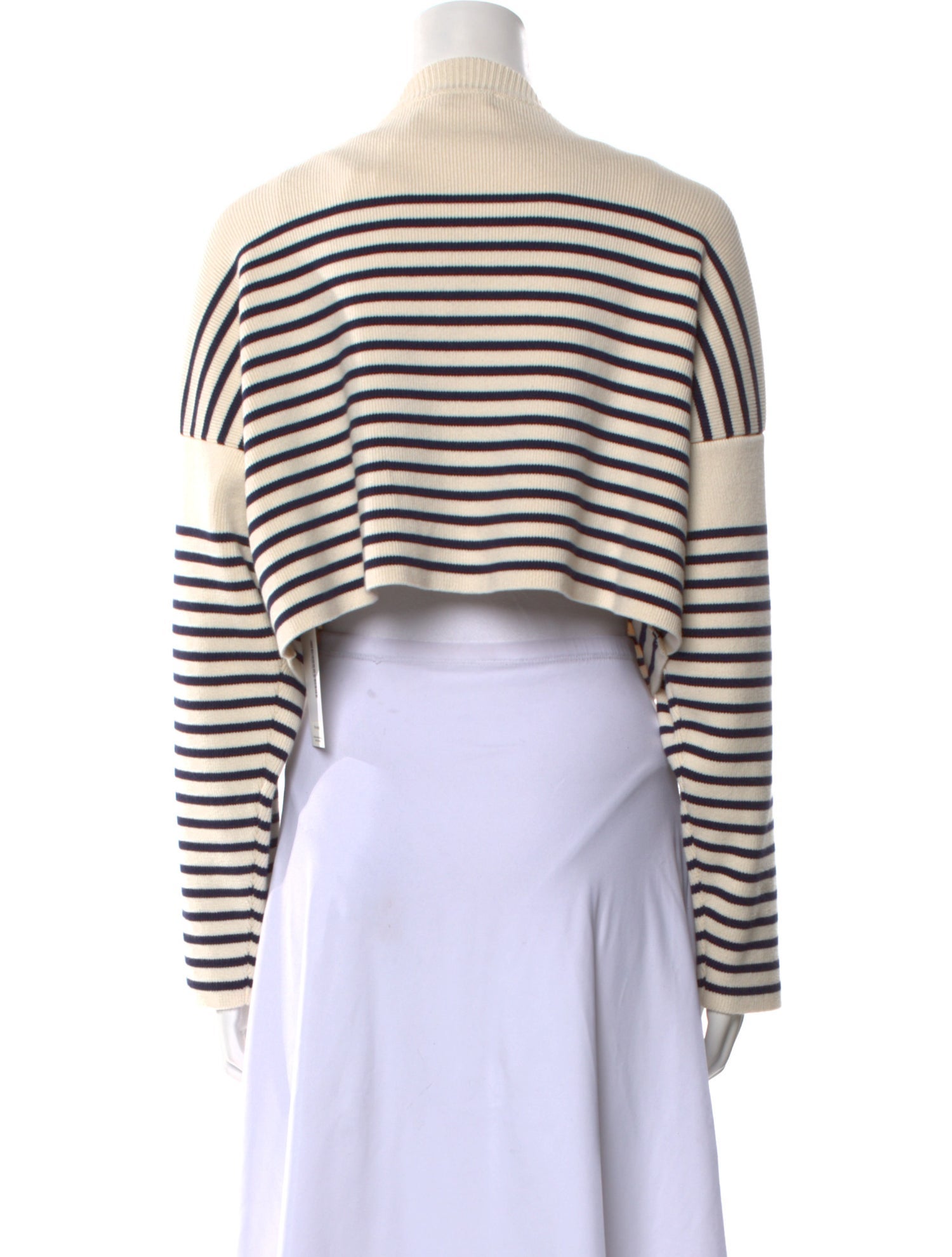Celine Striped Bateau Neckline Sweater