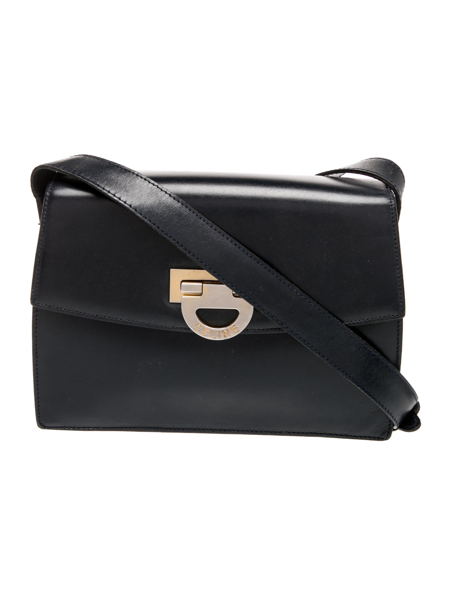 Celine Leather Crossbody Bag Vintage